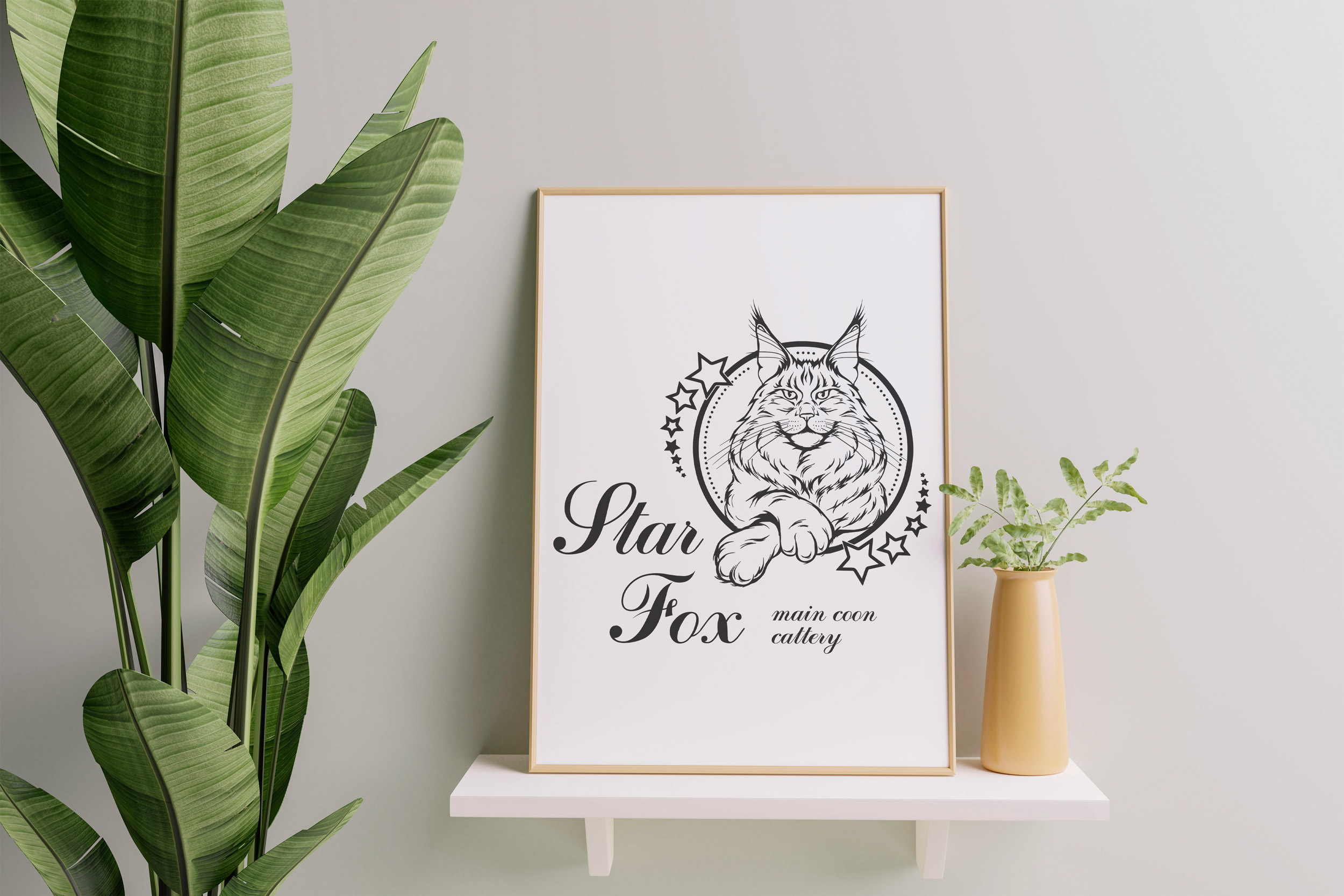 logo cattery maine coon