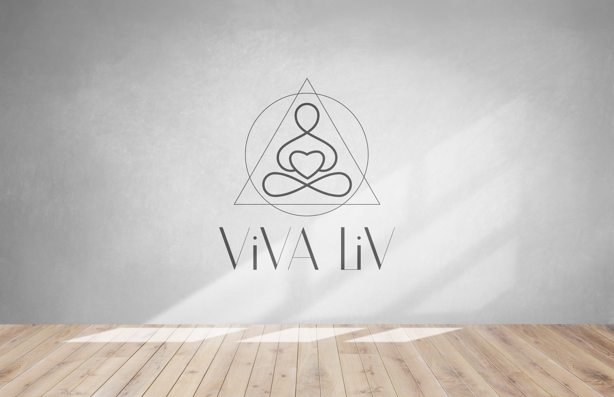 разработка логотипа йога