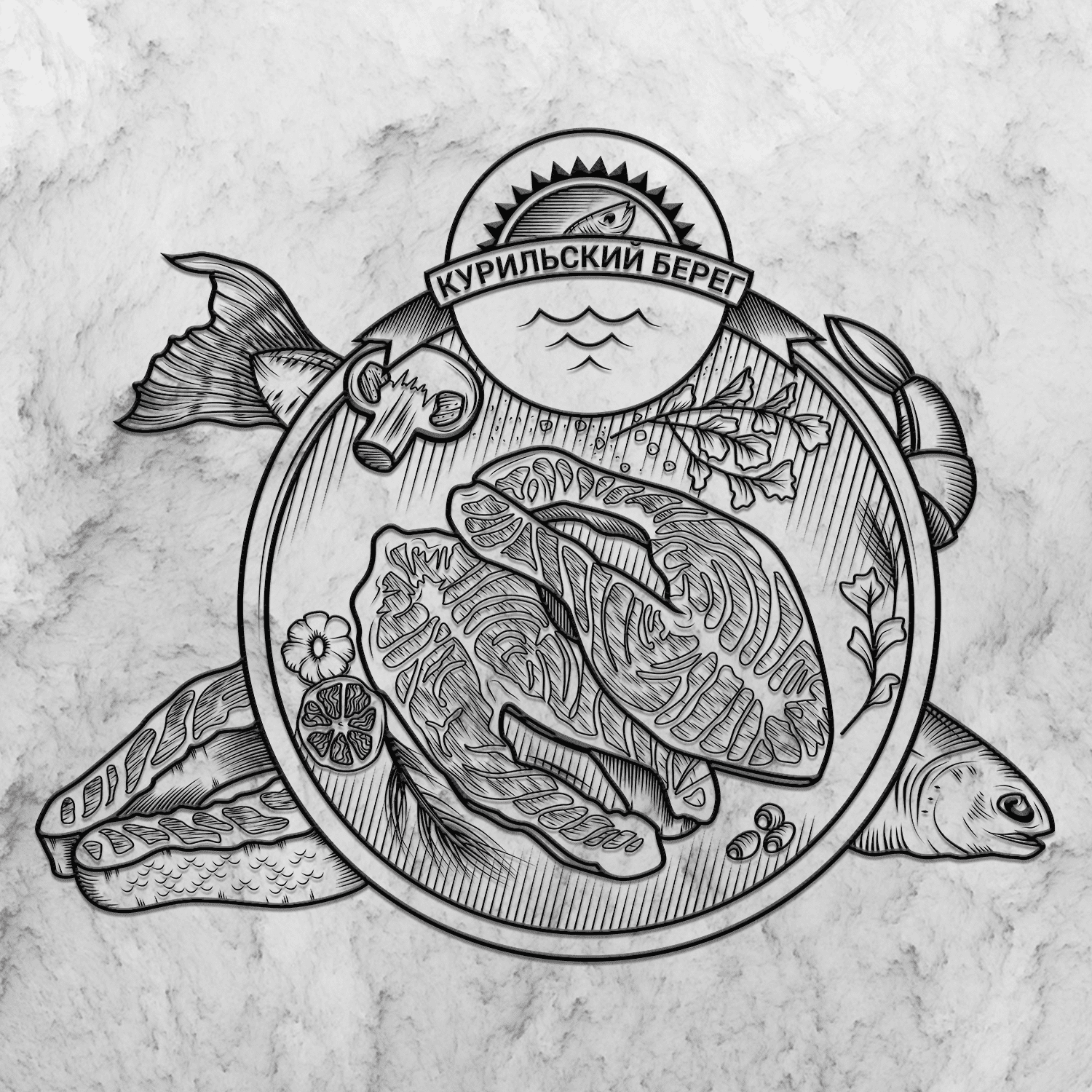 logo design seafood