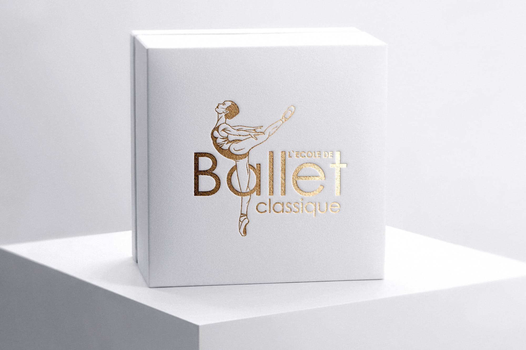 Custom ballet school logo