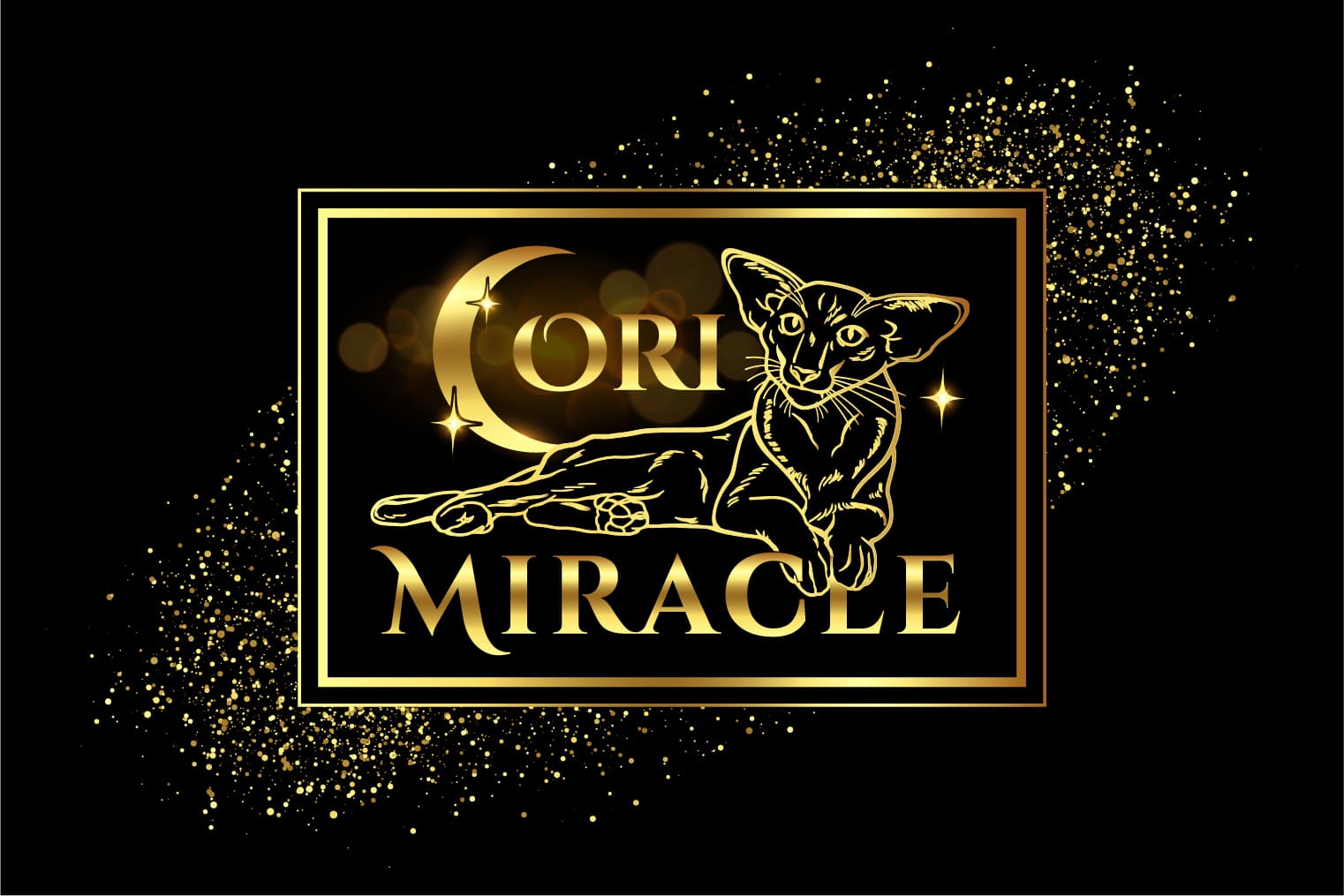 Oriental breed cattery logo "Ori Miracle"