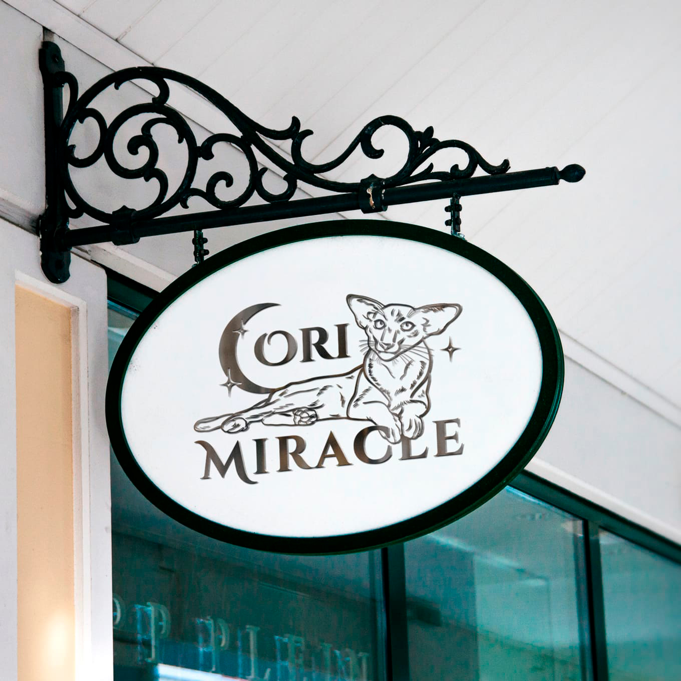 Oriental breed cattery logo "Ori Miracle"